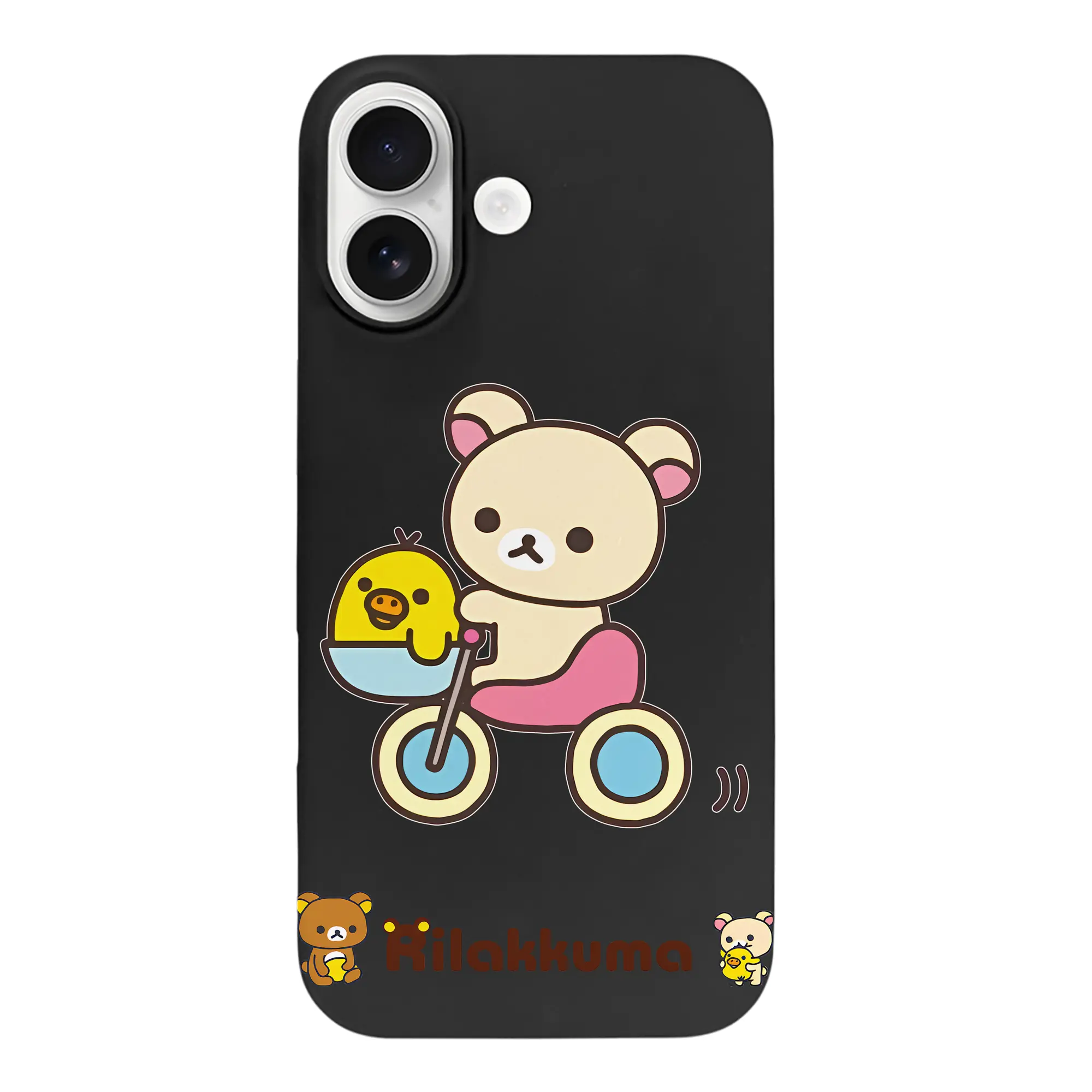 リラックマ (Rilakkuma) グッズ コリラックマ (Korirakkuma) - iPhone 17 シリーズ シリコンケース 薄型 耐衝撃 指紋防止 ソフトタッチカバー 精密フィット 傷防止 保護ケース iPhone 17/17 Air/17 Pro/17 Pro Max 対応